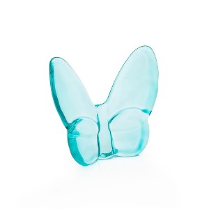 HomeRoots 3" Turquoise Crystal Butterfly Figurine Tabletop Sculpture - 1 of 4