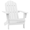 vidaXL Adirondack Chair Lounge Patio Lawn Chair for Garden Solid Wood Fir - White - 2 of 4