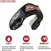 SafeJawz NITRO Triple Layer Shock Cage Mouth Guard with Case for Basketball, Lacrosse, Football, MMA, Hockey, Wrestling - BLACK - 2 of 4