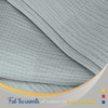Color Sense 100% Cotton Warm & Cozy Super Soft Antimicrobial Matelasse Weave Blanket - 4 of 4