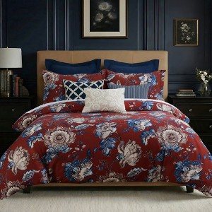 Royce Red Full/Queen Duvet Cover Set - Levtex Home : Target
