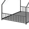 Sapphtopaz Metal House Bed Frame for Kids with Roof & LED Floor Platform Bed with Sturdy Frame for Kids Bedroom,Playroom,Nursery - 4 of 4