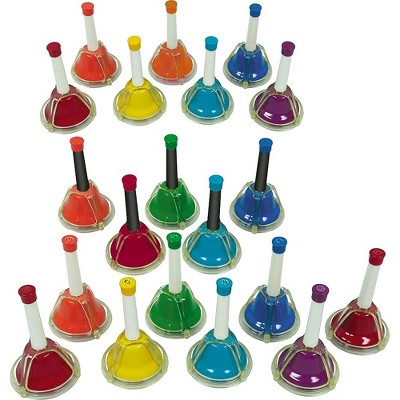  Rhythm Band Kid's Play 20-Note Hand/Desk Bell Set 