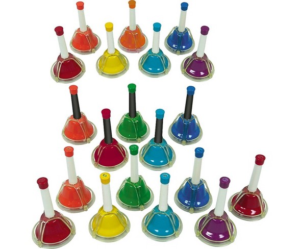 Rhythm Band Kid's Play 20-Note Hand/Desk Bell Set