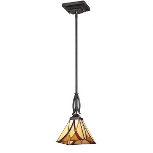 Quoizel Lighting Asheville 1 - Light Pendant in  Valiant Bronze - 1 of 4