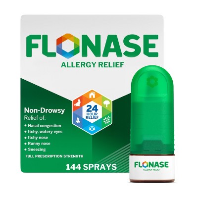 Flonase Allergy Relief Nasal Spray - Fluticasone Propionate - 144ct/0.62 fl oz