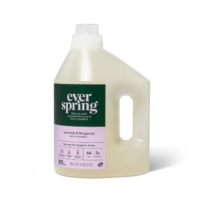 Lavender & Bergamot Liquid Laundry Detergent - 100 fl oz - Everspring™