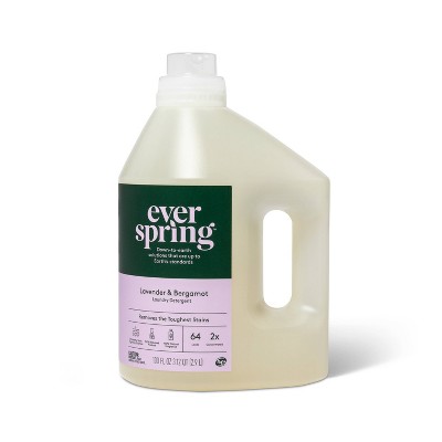 Lavender & Bergamot Liquid Laundry Detergent - 100 Fl Oz - Everspring™ :  Target