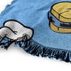 The Smurfs Smurfs All Over Blanket 50"x60" Woven Tapestry - 3 of 4