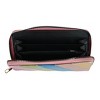 CTM Women's Vegan Leather Rainbow Striped Wallet - 2 of 4