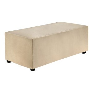 Unique Bargains Stretchy Soft Comfortable Rectangular Foot Stool Cover - 1 of 4