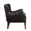 NicBex Faux Leather Accent Chair,Upholstered Living Room Chairs with Contoured Backrest and Solid Wood Legs,Accent Chairs for Living Room - 4 of 4