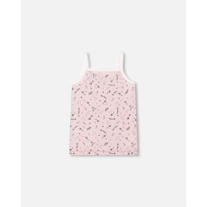 Deux par Deux Girl Printed Organic Cotton Tank Top - 1 of 3