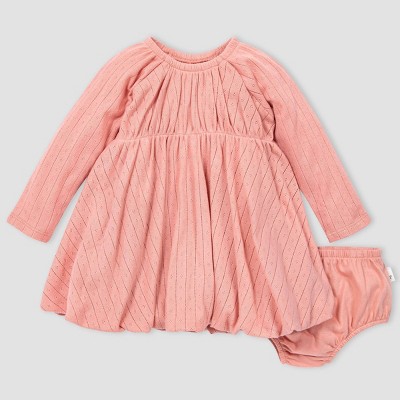 baby girl mauve dress