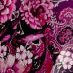 dark berry rose paisley