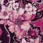 dark berry rose paisley