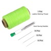 Unique Bargains Wear-Resistant Polyester Embroidery Waxed Thread with Needles - 3 of 4