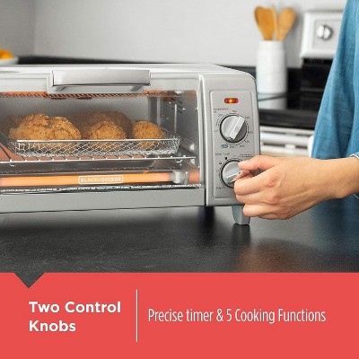 Stainless Steel 4-Slice Digital Air Fry Toaster Oven