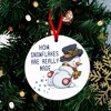 Snowman Ornaments for Christmas Tree - Great Ornaments for Kids, Unique Gifts for Holiday - 4 of 4