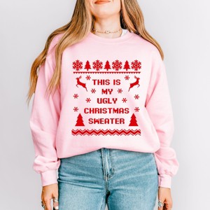 Simply Sage Market Ugly Christmas Sweater Sweatshirt - 1 of 4
