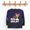 The Juniper Shop Mini Smiley Rainbow Cloud Aria Toddler Long Sleeve Tee - 2 of 4