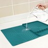 REGALWOVEN Silicone Dish Drying Mat for Kitchen Counter, Easy Clean Kitchen Mat, Silicone Mat, Fits Under Dish Rack 1 Pc - 3 of 4