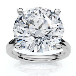 Pompeii3 Certified 9Ct Aurora Solitaire Diamond Engagement Ring 14k Gold or Pt Lab Created - 1 of 4