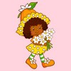 Junior's Strawberry Shortcake Blooming Orange Flower T-Shirt - image 2 of 4