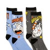 Hypnotic Socks Cuphead Adult Crew Sock | Cuphead and Mugman Socks | 2-Pack Bravo and Knockout - 3 of 4