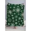 Iveta Abolina Silent Night Green 56"x46" Woven Throw Blanket - Deny Designs - 3 of 4