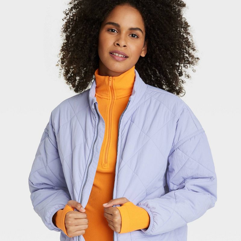 Women's Quilted Puffer Jacket - All In Motion™, 4 of 11