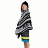 22"x51" NBA Brooklyn Nets Liner Youth Hooded Beach Towel - 2 of 3