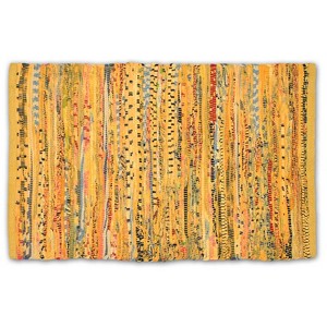 Design Imports Multicolor Chindi - Mustard 4 X 6 Ft - 1 of 4