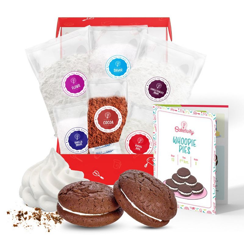 BAKETIVITY Kids Baking DIY Activity Kit - Bake Delicious WhoopiePie with Pre-Measured Ingredients – Best Gift Idea for Boys and Girls Ages 4-12, 1 of 6