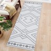 Elegant Geometric Imitation Cashmere Rug, Foldable, Kid & Pet Friendly, Non-Slip Backing, Easy Care for Busy Homes - 4 of 4