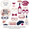 Big Dot of Happiness But First, Wine - Wine Tasting Party Photo Booth Props Kit - 20 Count - 2 of 4