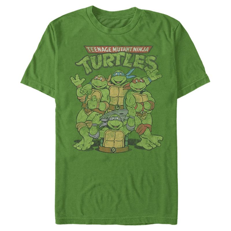 Men's Teenage Mutant Ninja Turtles Best Friend Shot T-Shirt, 1 of 6