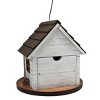Home Bazaar 8" Ridgewood Cottage Wood Bird House White - 2 of 2