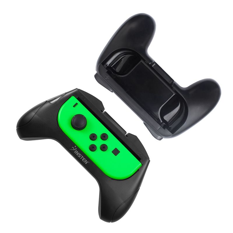 Insten Insten Controller Grip for Nintendo Switch & OLED Model, Black, 3 of 10