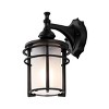 Adisyn 8" Outdoor Sconce (Set of 2) - PLT4025 - Black - Safavieh - 2 of 4