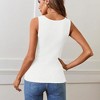 LEVEN SIXTEEN Women'S Ribbed Knit Summer Tank Top - 2 of 3