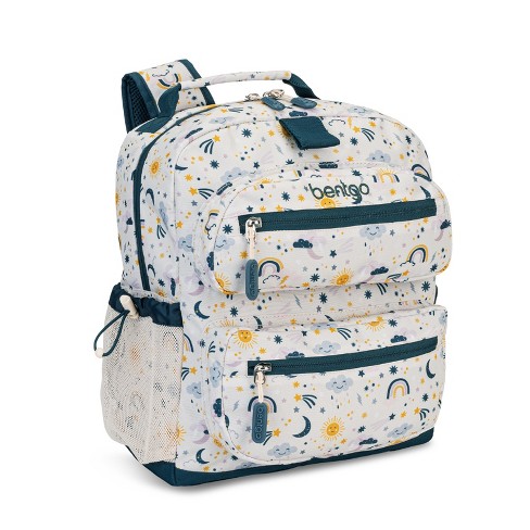 Bentgo Kids Backpack & Lunch Bag | Backpacks for School Silver Glitter