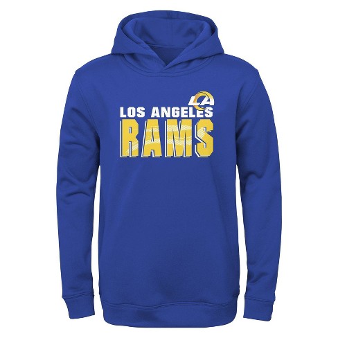 Nfl Los Angeles Rams Toddler Boys' Poly Fleece Hooded Sweatshirt