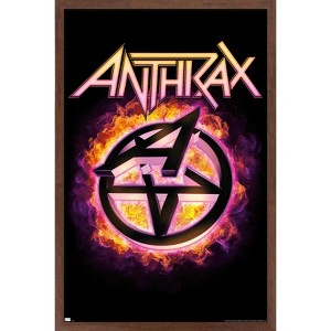 Trends International Anthrax - Flame Framed Wall Poster Prints - 1 of 4