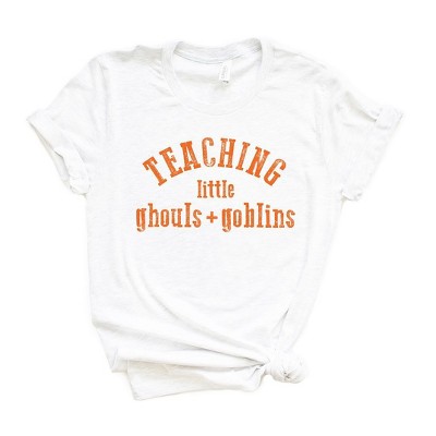Simply Sage Market Women's Teaching Little Ghouls And Goblins Short Sleeve Graphic Tee