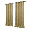 Kate Aurora 2 Pack Arbor Room Darkening Floral Grommet Top Window Curtain Panels - 3 of 4