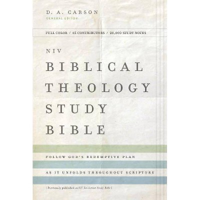 NIV, Biblical Theology Study Bible, Hardcover, Comfort Print - by  Zondervan