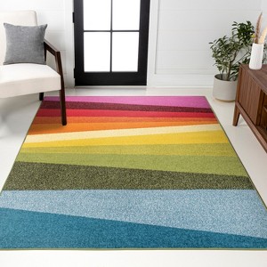 JONATHAN Y Prism Geometric Striped Indoor Area Rug - 1 of 4