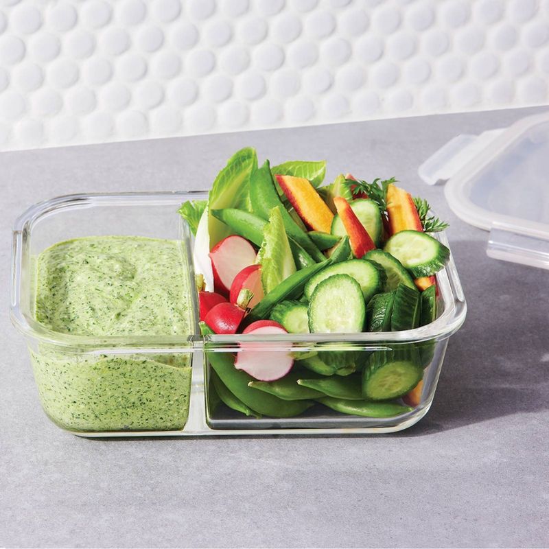 Glass Bento Food Storage Container Clear - Figmint&#8482;, 3 of 6
