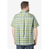 KingSize Short-Sleeve Plaid Sport Shirt - 3 of 4